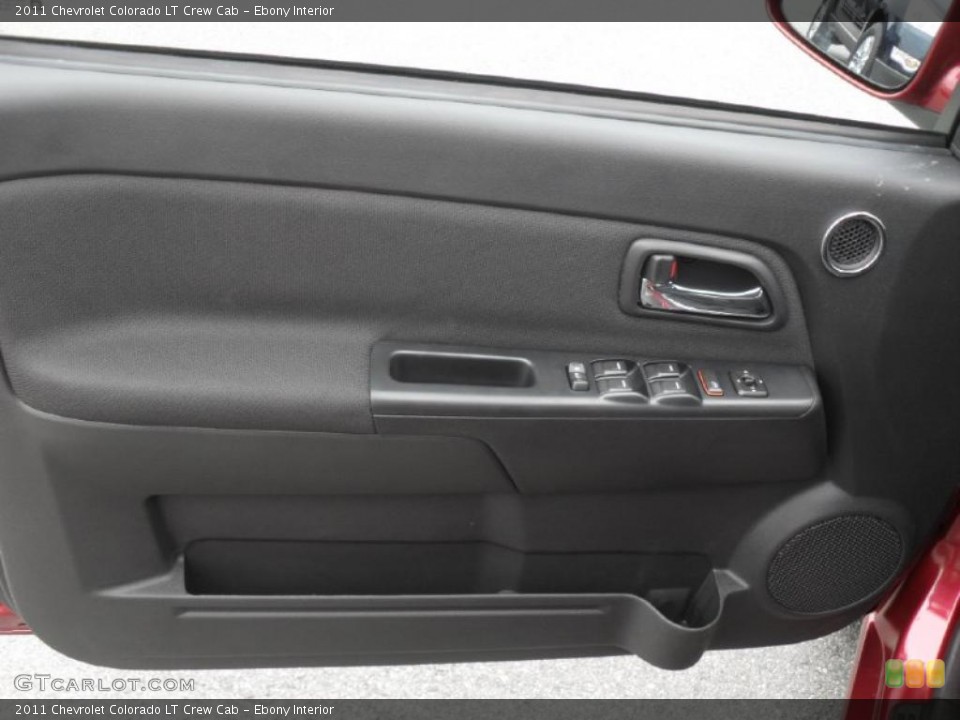 Ebony Interior Door Panel for the 2011 Chevrolet Colorado LT Crew Cab #40772867