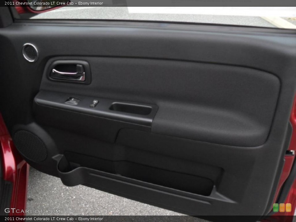 Ebony Interior Door Panel for the 2011 Chevrolet Colorado LT Crew Cab #40773115