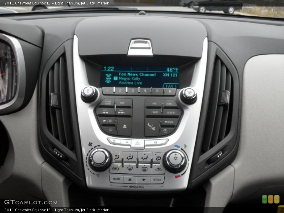 Light Titanium/Jet Black Interior Controls for the 2011 Chevrolet Equinox LS #40773351