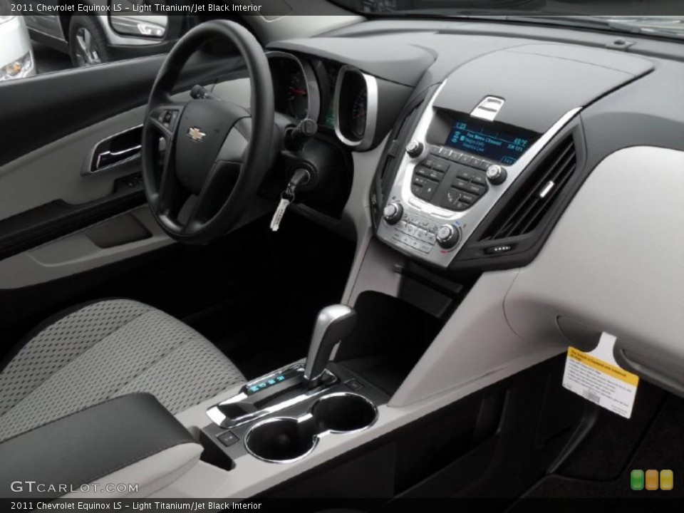 Light Titanium/Jet Black Interior Dashboard for the 2011 Chevrolet Equinox LS #40773511