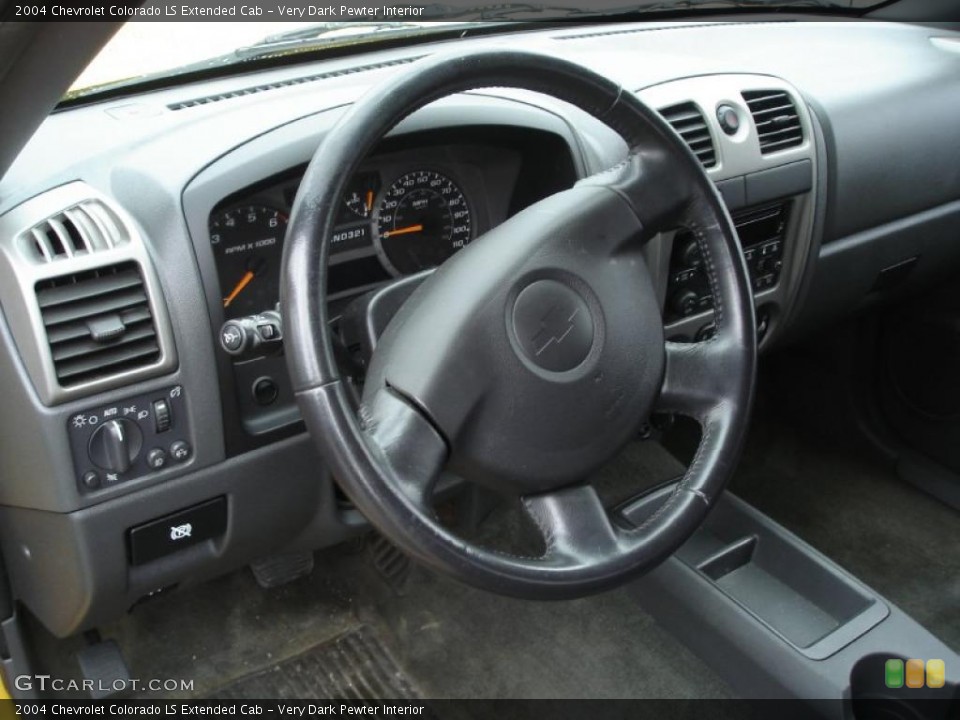 Very Dark Pewter Interior Dashboard for the 2004 Chevrolet Colorado LS Extended Cab #40773852