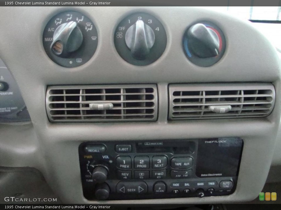 Gray Interior Controls for the 1995 Chevrolet Lumina  #40773971
