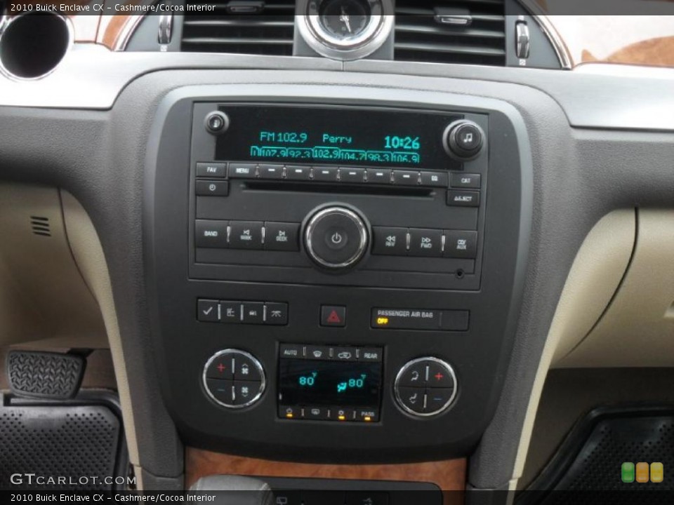 Cashmere/Cocoa Interior Controls for the 2010 Buick Enclave CX #40774547