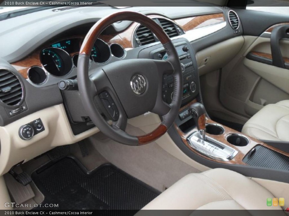 Cashmere/Cocoa Interior Prime Interior for the 2010 Buick Enclave CX #40774811