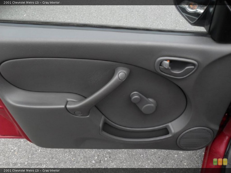 Gray Interior Door Panel for the 2001 Chevrolet Metro LSi #40775351