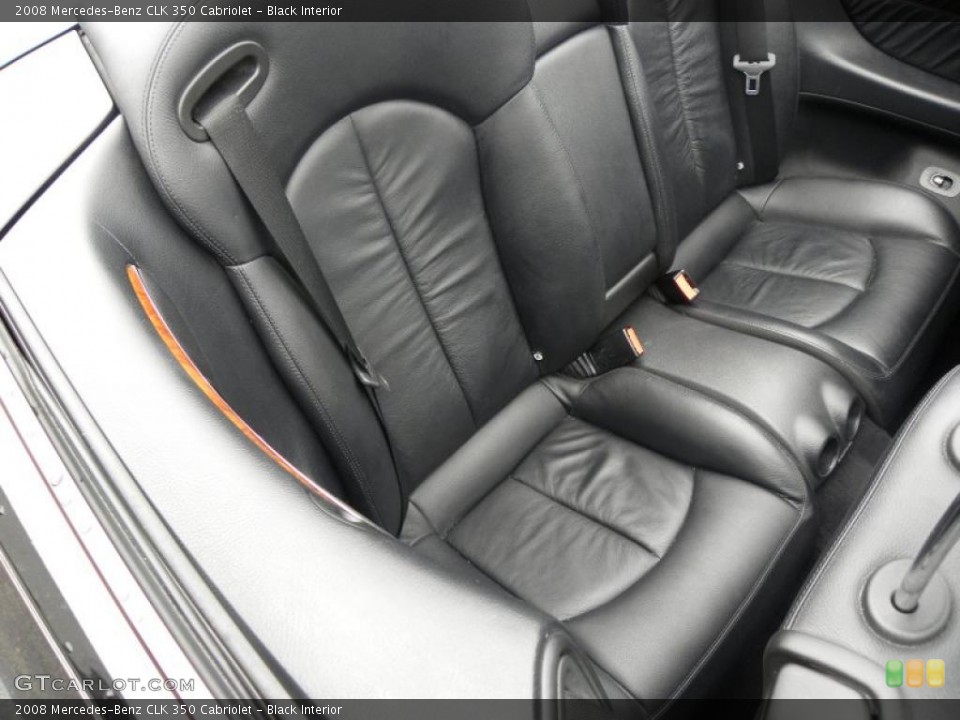 Black Interior Photo for the 2008 Mercedes-Benz CLK 350 Cabriolet #40775355