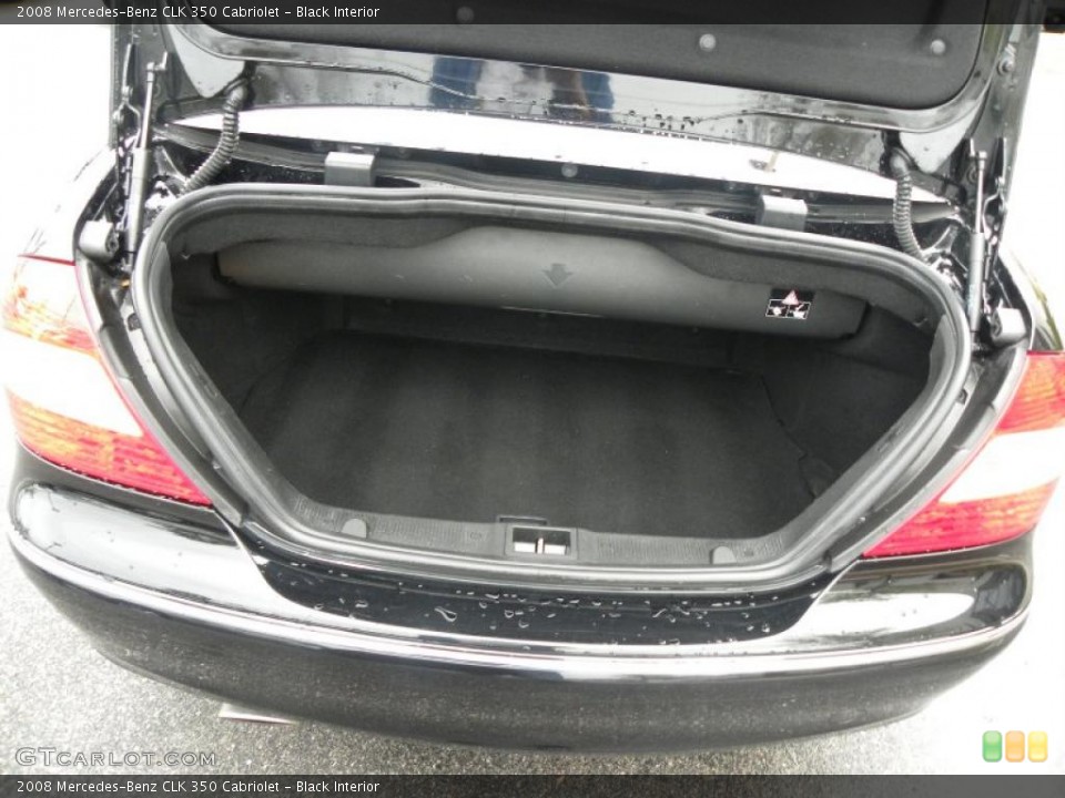 Black Interior Trunk for the 2008 Mercedes-Benz CLK 350 Cabriolet #40775399