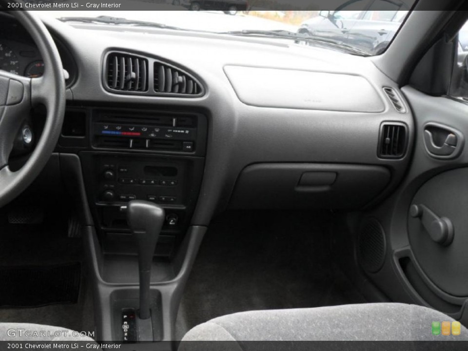 Gray Interior Dashboard for the 2001 Chevrolet Metro LSi #40775463