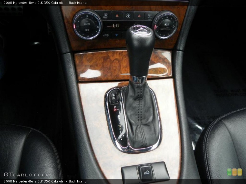 Black Interior Transmission for the 2008 Mercedes-Benz CLK 350 Cabriolet #40775471