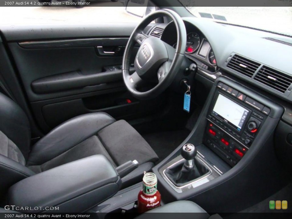 Ebony Interior Dashboard for the 2007 Audi S4 4.2 quattro Avant #40776307