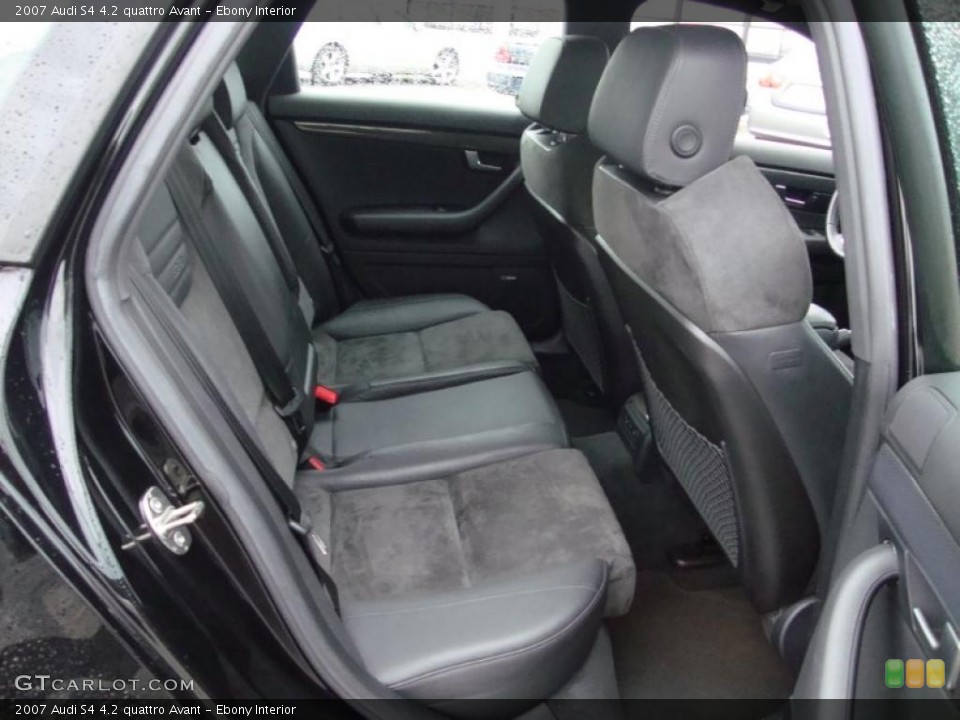 Ebony Interior Photo for the 2007 Audi S4 4.2 quattro Avant #40776391