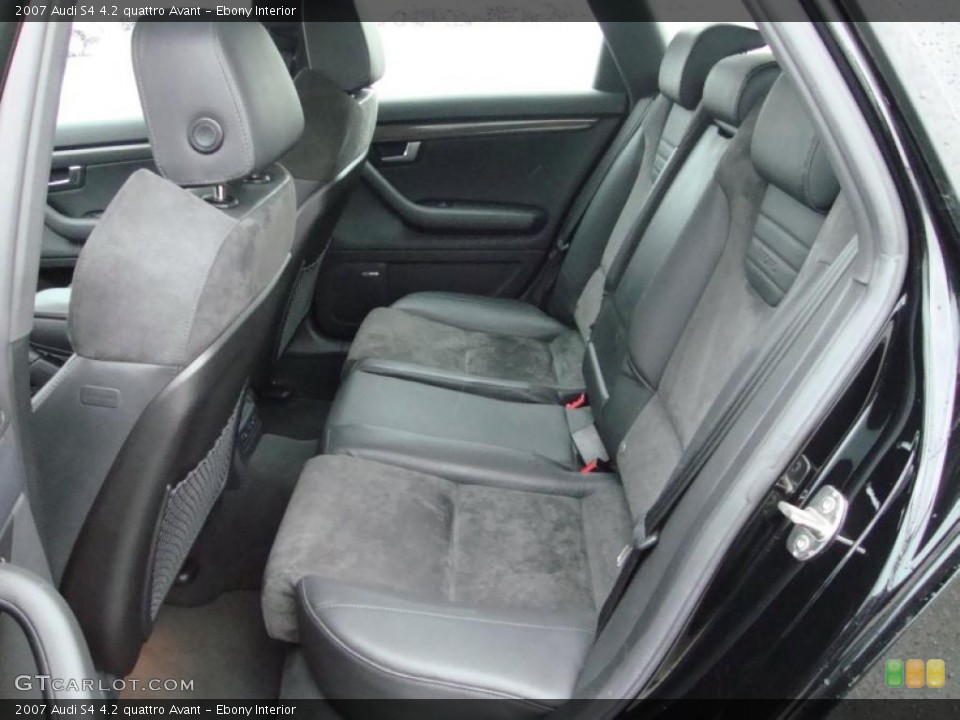 Ebony Interior Photo for the 2007 Audi S4 4.2 quattro Avant #40776427