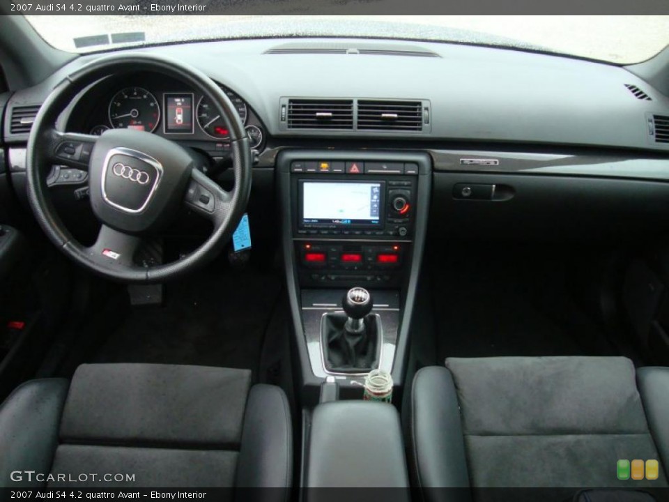 Ebony Interior Prime Interior for the 2007 Audi S4 4.2 quattro Avant #40776487