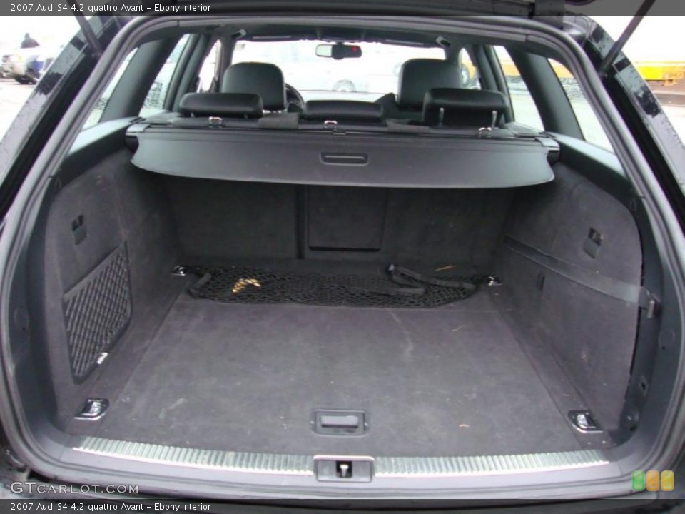 Ebony Interior Trunk for the 2007 Audi S4 4.2 quattro Avant #40776519
