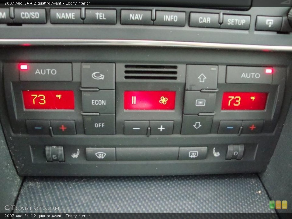 Ebony Interior Controls for the 2007 Audi S4 4.2 quattro Avant #40776739