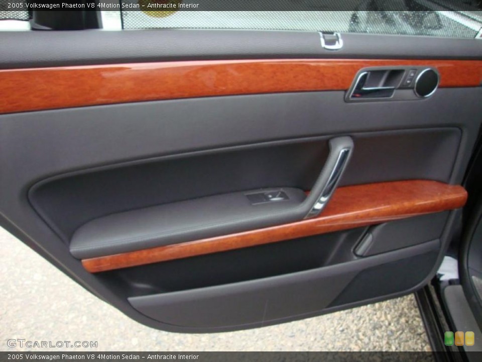 Anthracite Interior Door Panel for the 2005 Volkswagen Phaeton V8 4Motion Sedan #40777451