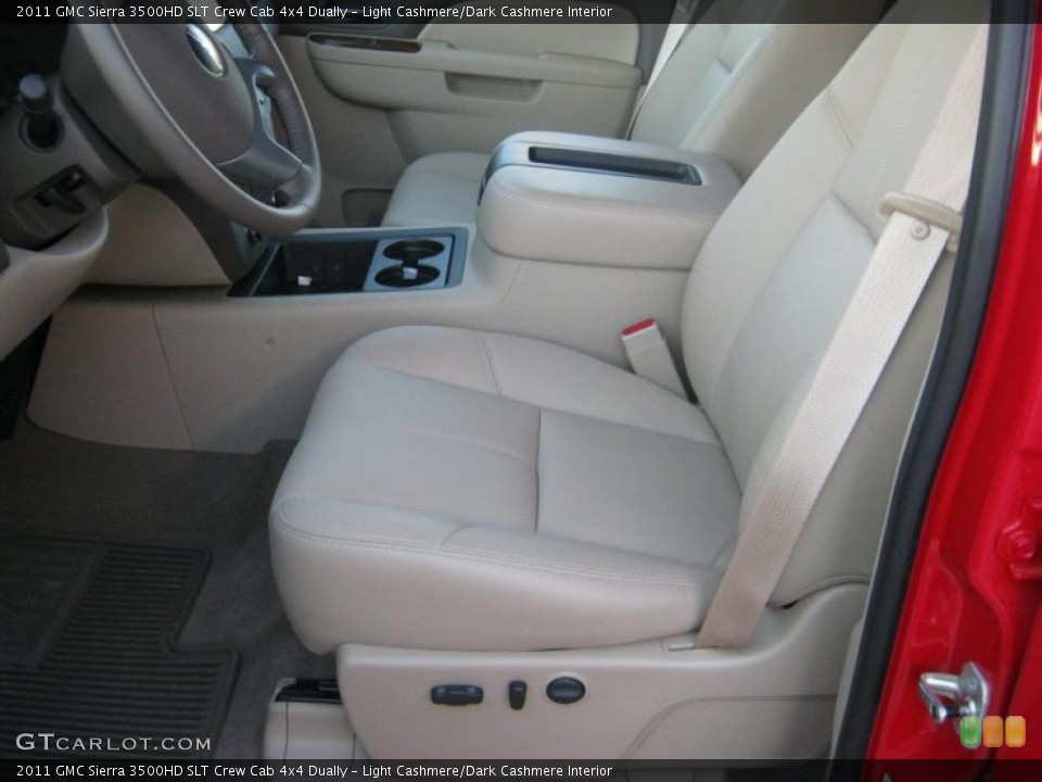 Light Cashmere/Dark Cashmere Interior Photo for the 2011 GMC Sierra 3500HD SLT Crew Cab 4x4 Dually #40777479