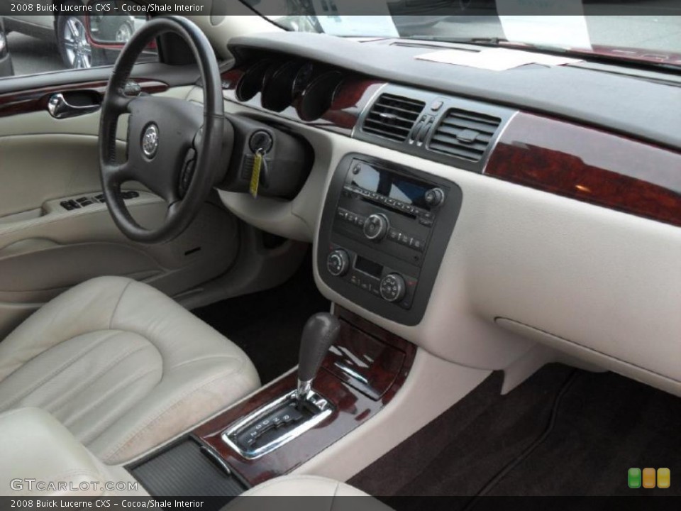 Cocoa/Shale Interior Dashboard for the 2008 Buick Lucerne CXS #40777727