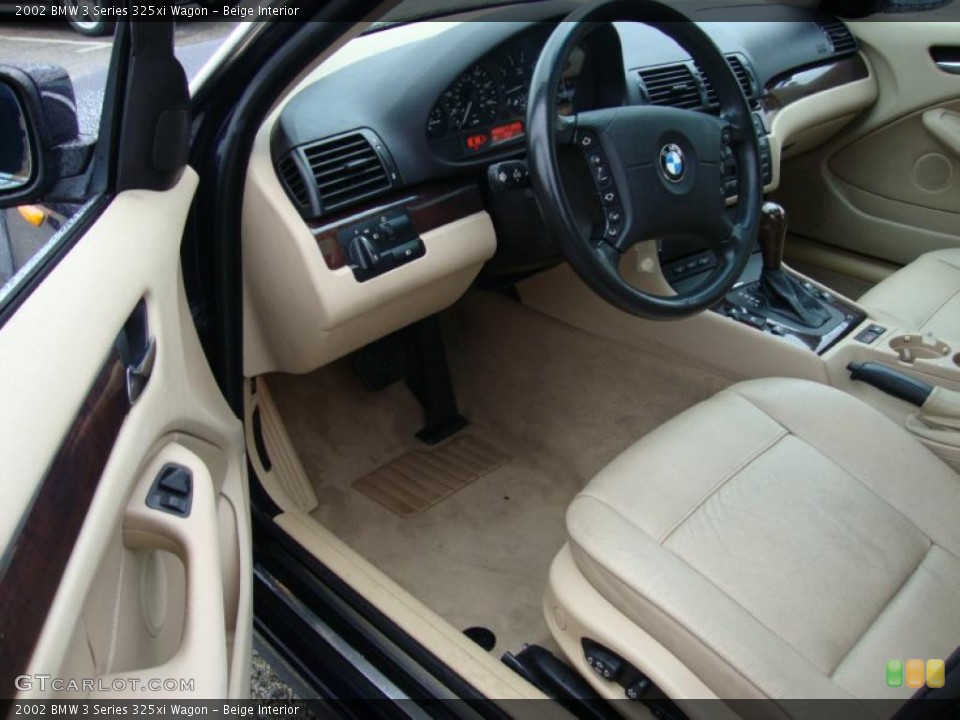 Beige Interior Prime Interior for the 2002 BMW 3 Series 325xi Wagon #40778871