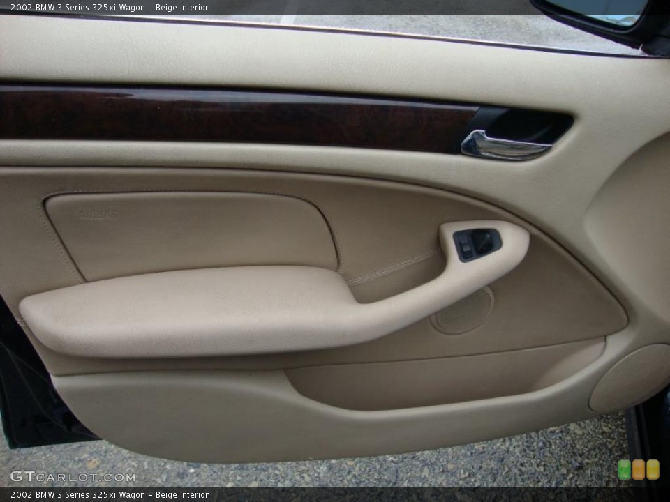 Beige Interior Door Panel for the 2002 BMW 3 Series 325xi Wagon #40778887