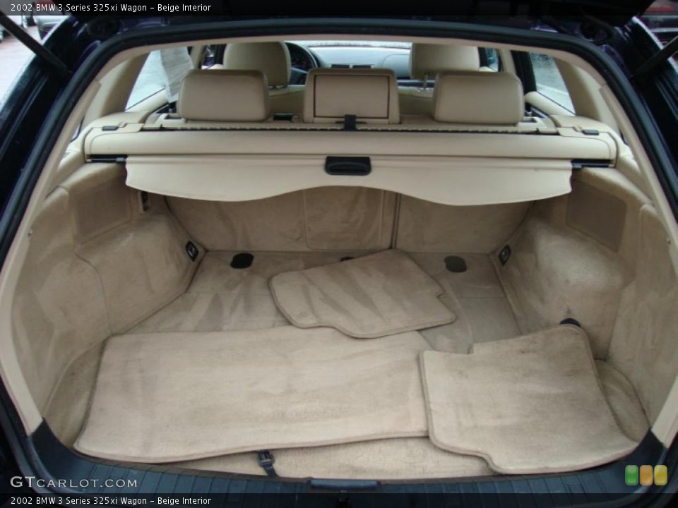 Beige Interior Trunk for the 2002 BMW 3 Series 325xi Wagon #40779143