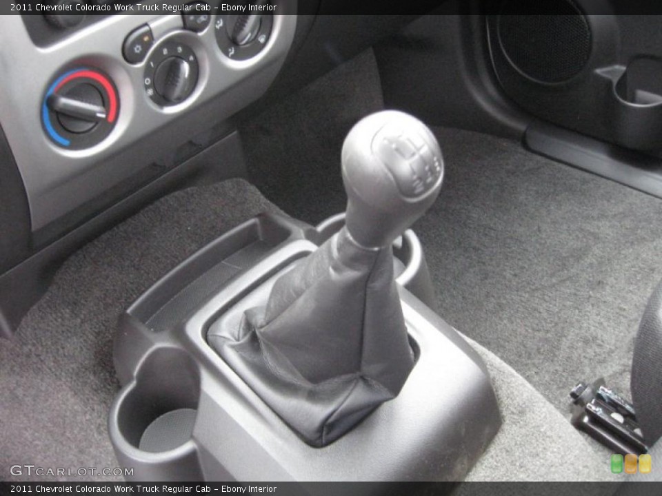 Ebony Interior Transmission for the 2011 Chevrolet Colorado Work Truck Regular Cab #40781499