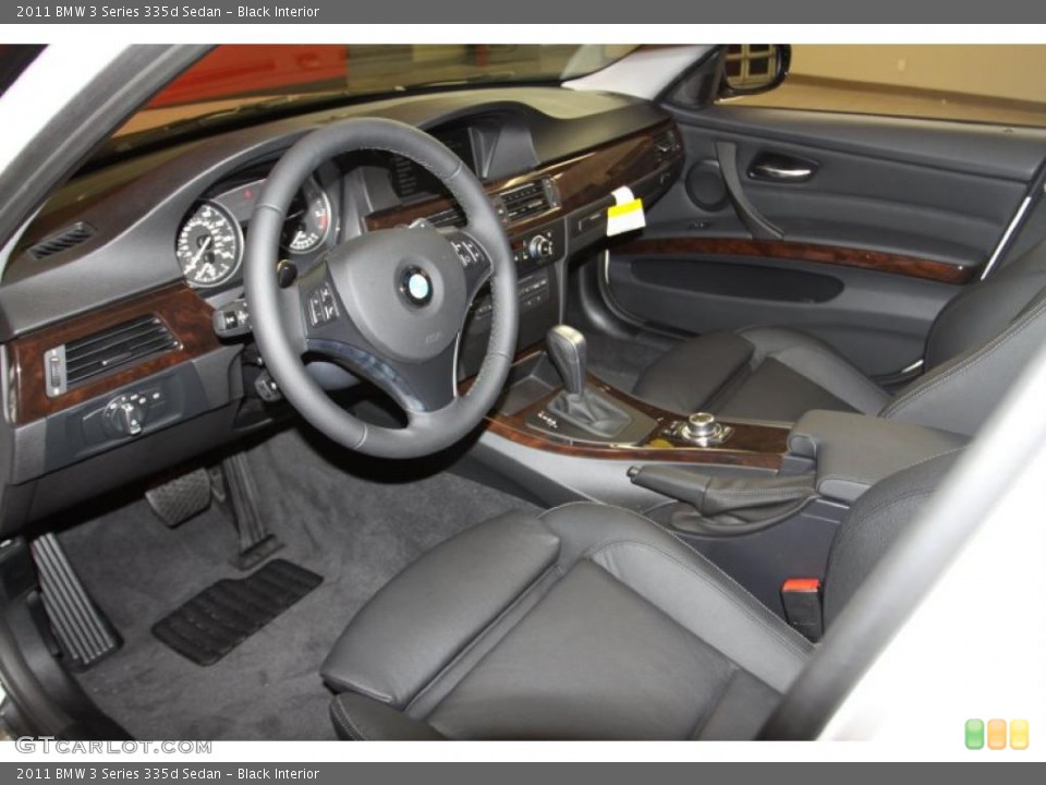 Black Interior Prime Interior for the 2011 BMW 3 Series 335d Sedan #40784935