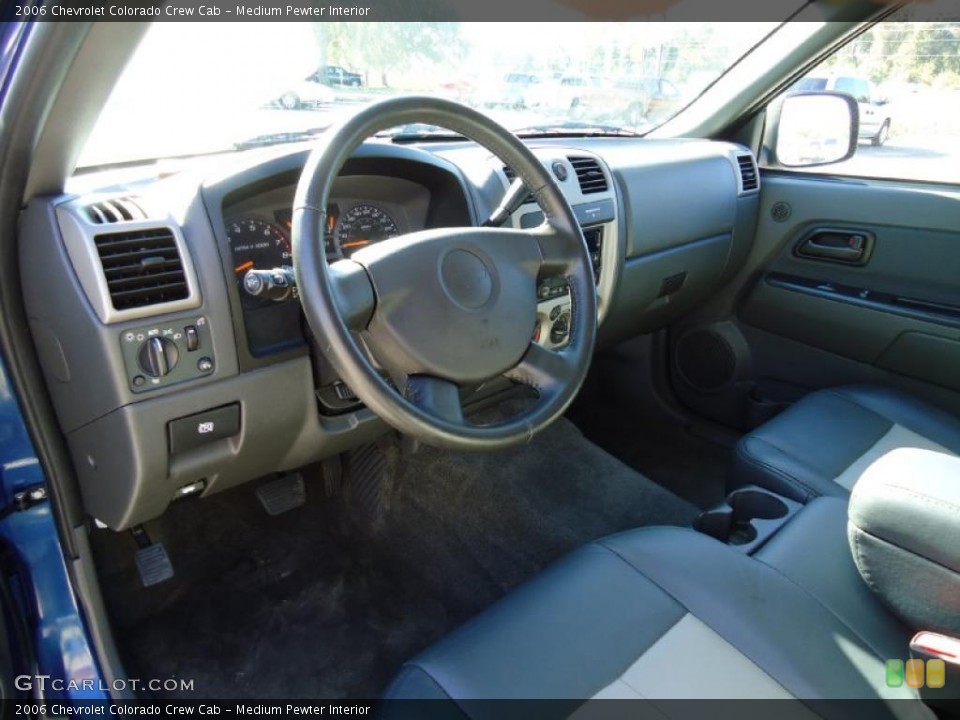 Medium Pewter Interior Prime Interior for the 2006 Chevrolet Colorado Crew Cab #40784939