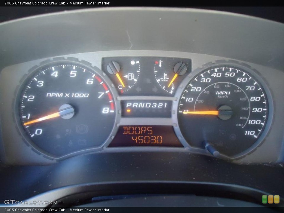 Medium Pewter Interior Gauges for the 2006 Chevrolet Colorado Crew Cab #40785323