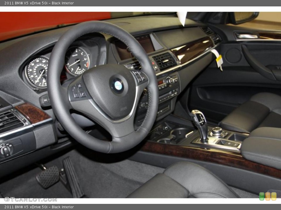 Black Interior Prime Interior for the 2011 BMW X5 xDrive 50i #40785363