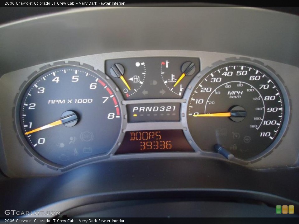 Very Dark Pewter Interior Gauges for the 2006 Chevrolet Colorado LT Crew Cab #40785891
