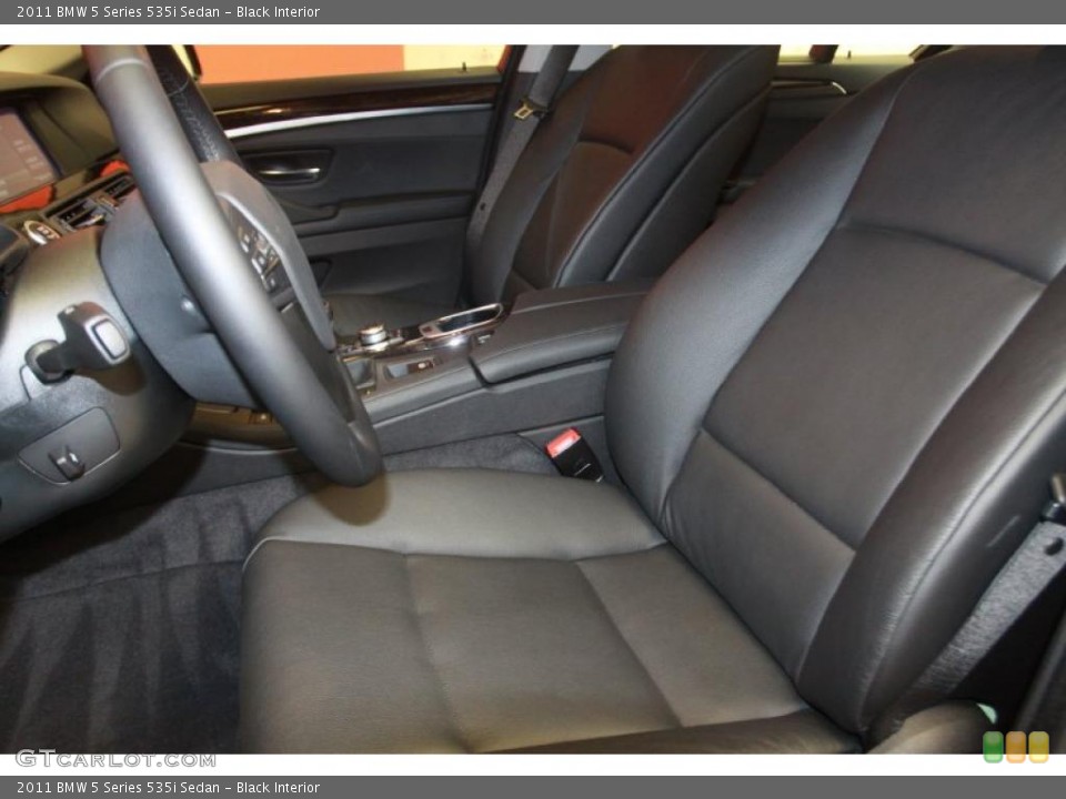 Black Interior Photo for the 2011 BMW 5 Series 535i Sedan #40786083