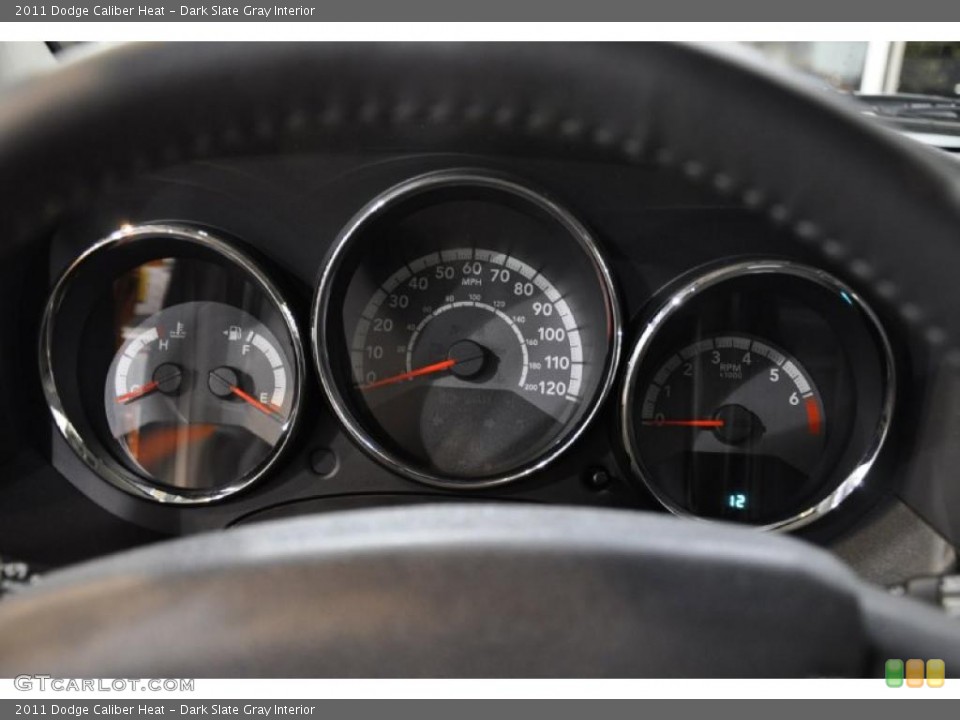 Dark Slate Gray Interior Gauges for the 2011 Dodge Caliber Heat #40786723
