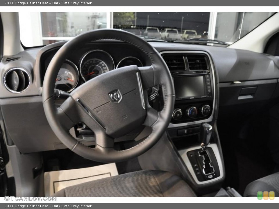 Dark Slate Gray Interior Dashboard for the 2011 Dodge Caliber Heat #40787299