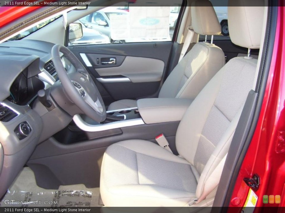 Medium Light Stone Interior Prime Interior for the 2011 Ford Edge SEL #40787303