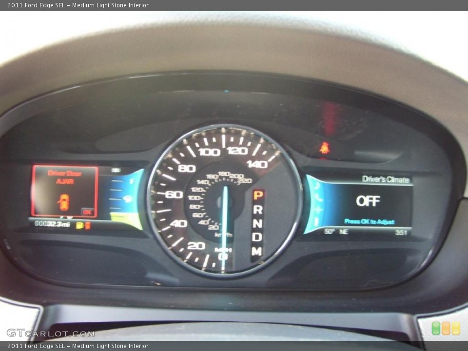 Medium Light Stone Interior Gauges for the 2011 Ford Edge SEL #40787407