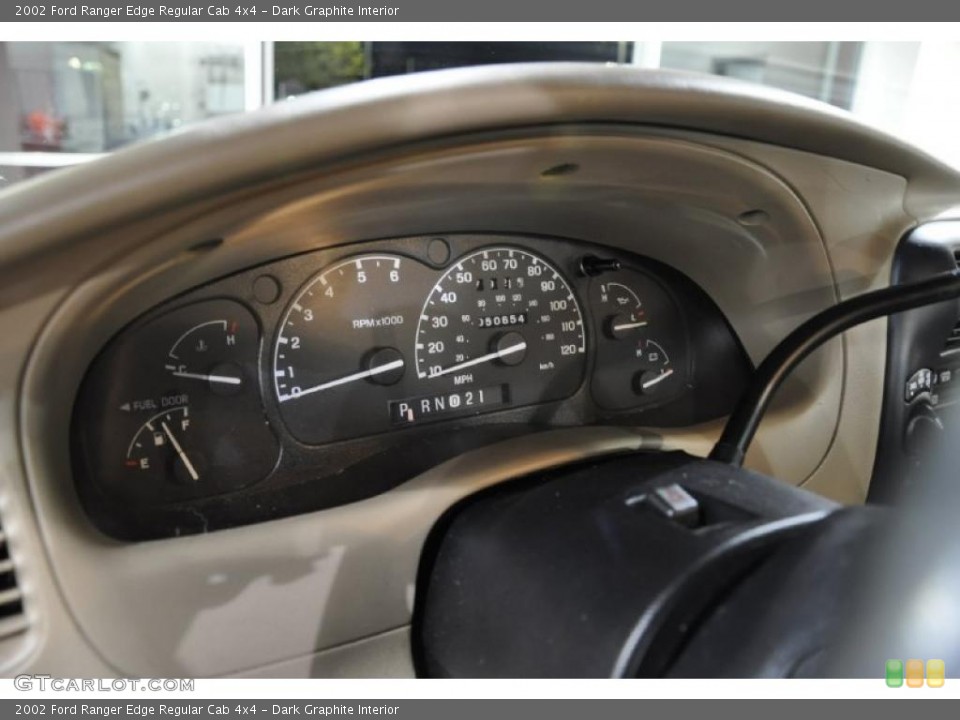 Dark Graphite Interior Gauges for the 2002 Ford Ranger Edge Regular Cab 4x4 #40788879