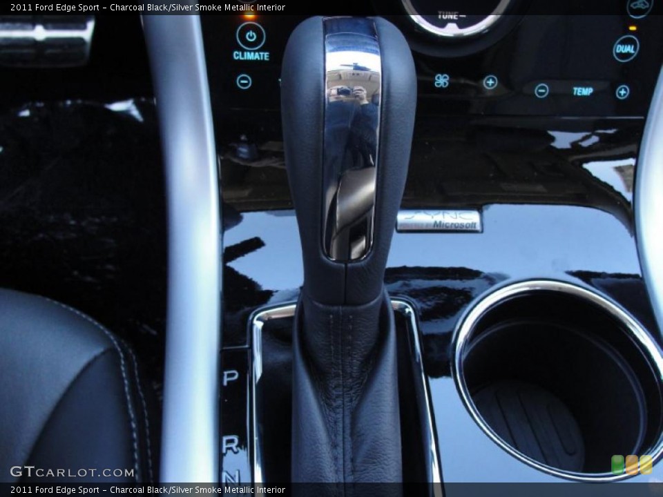 Charcoal Black/Silver Smoke Metallic Interior Transmission for the 2011 Ford Edge Sport #40790283