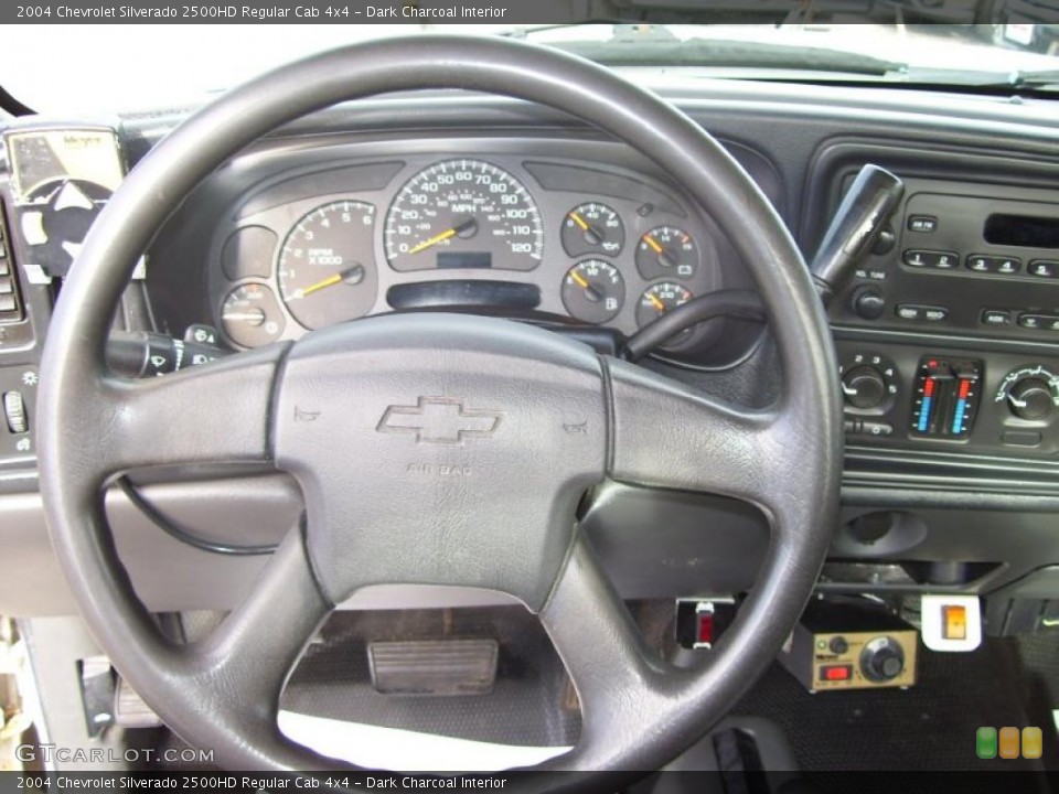 Dark Charcoal Interior Steering Wheel for the 2004 Chevrolet Silverado 2500HD Regular Cab 4x4 #40790503