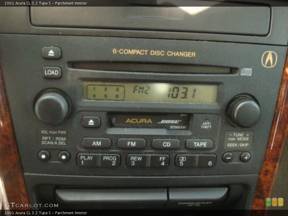Parchment Interior Controls for the 2001 Acura CL 3.2 Type S #40792351