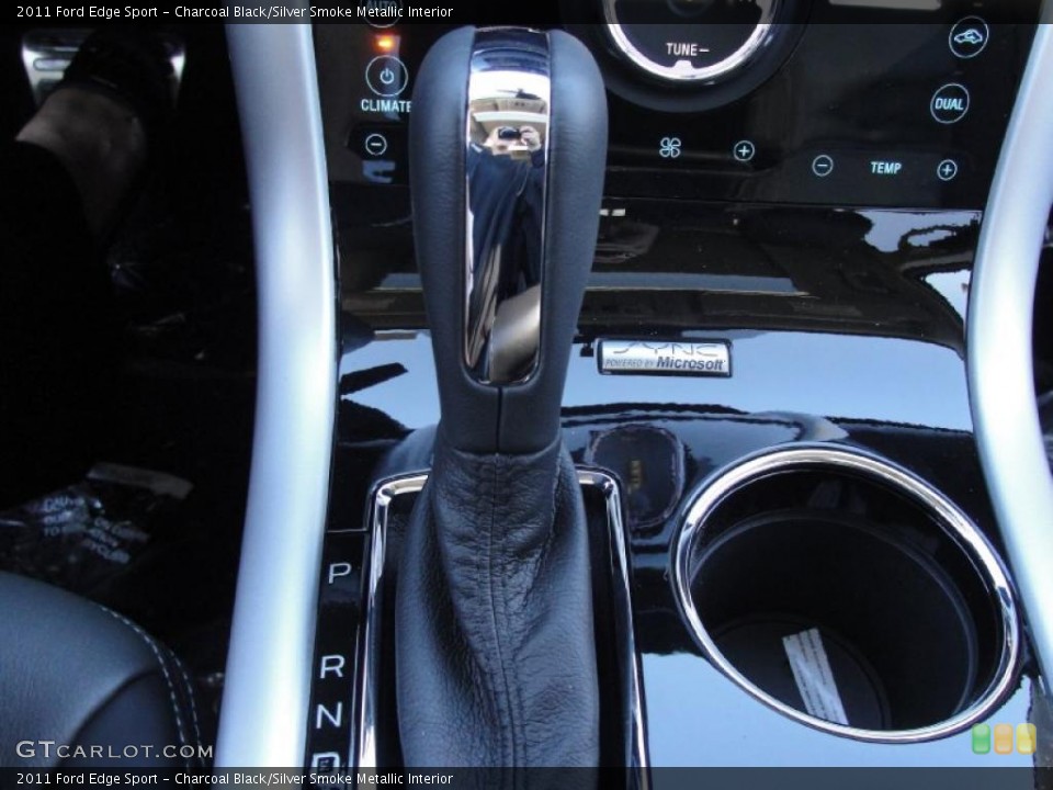 Charcoal Black/Silver Smoke Metallic Interior Transmission for the 2011 Ford Edge Sport #40792923