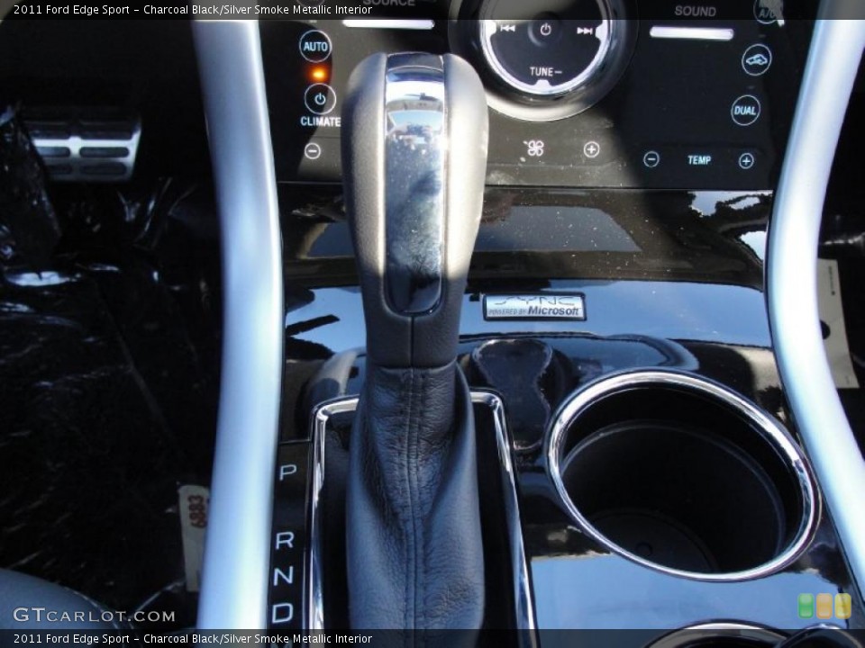 Charcoal Black/Silver Smoke Metallic Interior Transmission for the 2011 Ford Edge Sport #40793615