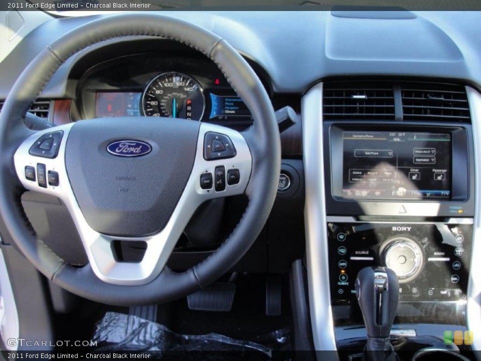 Charcoal Black Interior Dashboard for the 2011 Ford Edge Limited #40794899