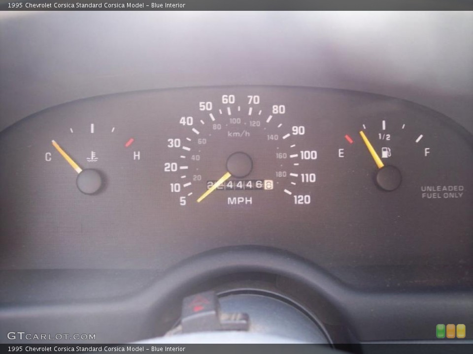 Blue Interior Gauges for the 1995 Chevrolet Corsica  #40795971