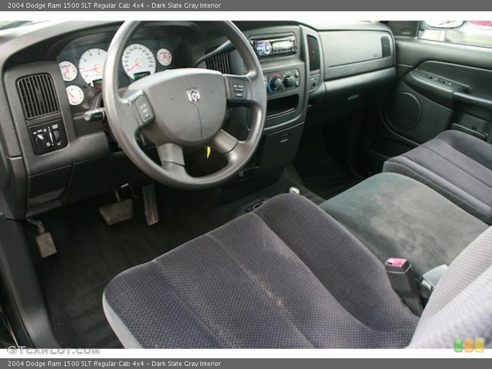 Dark Slate Gray Interior Prime Interior for the 2004 Dodge Ram 1500 SLT Regular Cab 4x4 #40796523