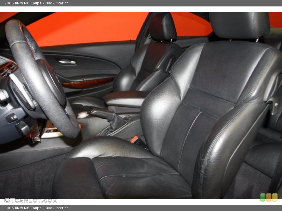 Black Interior Photo for the 2006 BMW M6 Coupe #40797139