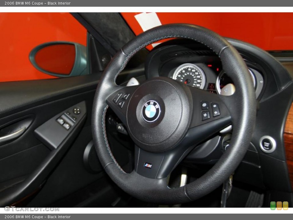 Black Interior Steering Wheel for the 2006 BMW M6 Coupe #40797195
