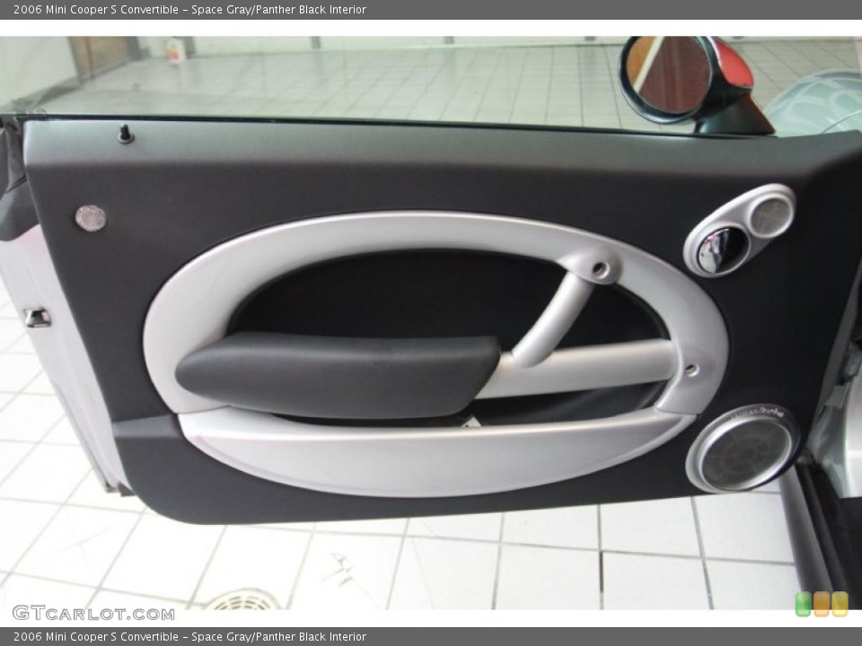 Space Gray/Panther Black Interior Door Panel for the 2006 Mini Cooper S Convertible #40798035