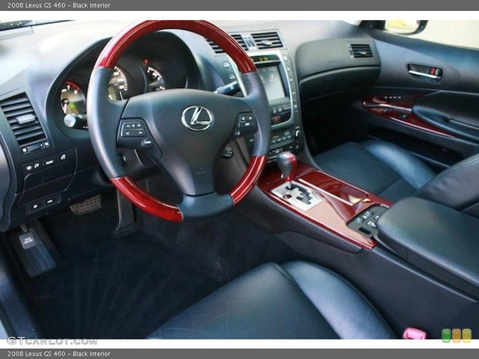 Black Interior Photo for the 2008 Lexus GS 460 #40798915
