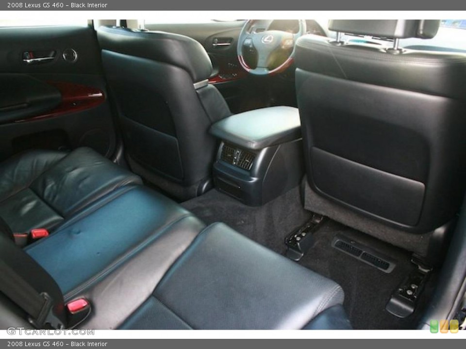 Black Interior Photo for the 2008 Lexus GS 460 #40799099
